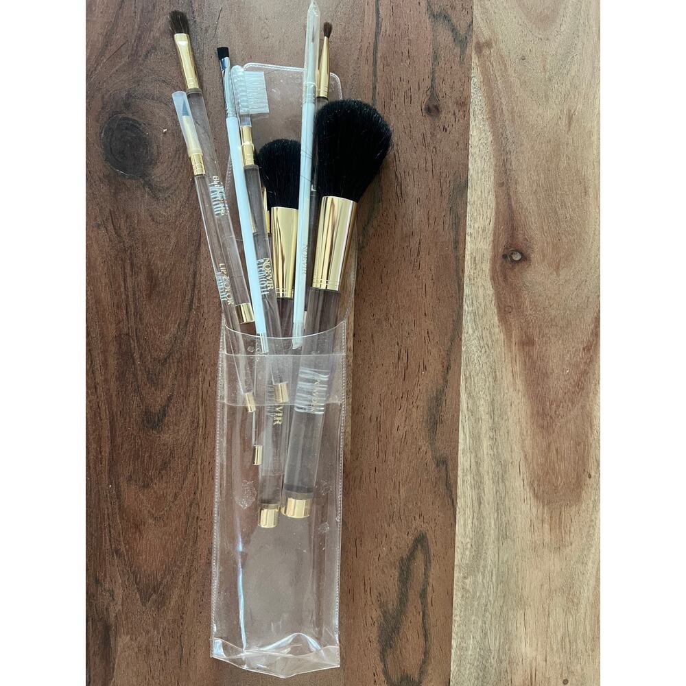Noevir set of 8 premium makeup brushes luxury cosmetics blush eyeshadow